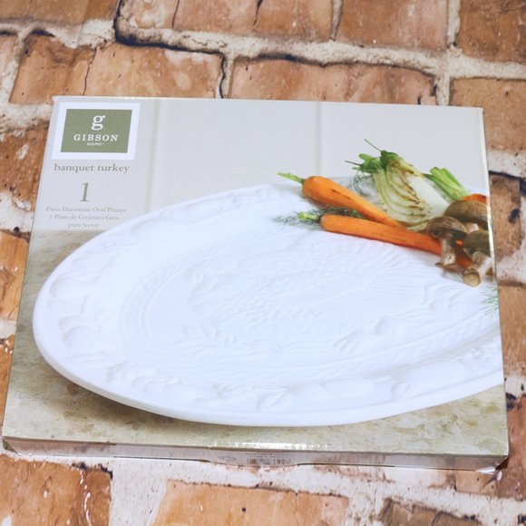 Gibson Home Turkey Platter 2025
